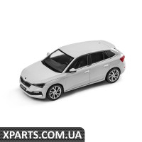 Модель SKODA Scala 1:43 Moon White VAG 657099300S9R