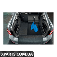 Раскладной коврик багажника Superb III Combi (резина/текстиль) VAG 3V9061210