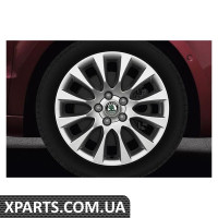 Легкосплавний диск Superb II R17 LAUREL silver VAG 3T0071497B7ZS