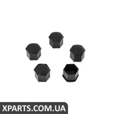 Ковпачок колісного болта SKODA, чорний VAG 1Z0601173041
