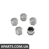 Ковпачок колісного болта SKODA, сріблястий VAG 1Z06011737ZS