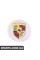Центральная крышка - серебро с цветным гербом Porsche Porsche 92836103211TPP
