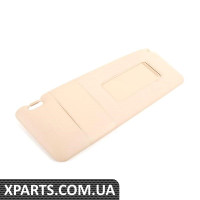 Бежевий вініловий сонцезахисний козирок - праворуч BMW 51168242558