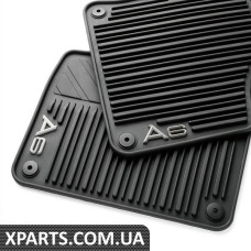 Преміум гумові килимки (A6 C6, чорний, ранній VIN, набір з 4) VAG 4F1061450041