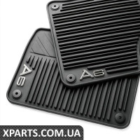Гумові килимки Premium (A6 C6, чорний, пізній VIN, набір з 4 штук) VAG 4F1061450A041