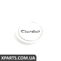 Срібна металева центральна кришка з "Turbo" Відзнаки Porsche 9933613030261M