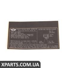 ЕТИКЕТКА BMW 71222756225