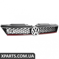 Решітка радіатора (Jetta Mk6 GLI, Сота, з червоною смугою, пізня) VAG 5C6853651ATCEE