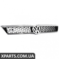 Решітка радіатора (Jetta Mk6, Сота, з хромованими смужками, зі знімним GLI, Рання) VAG 5C6853651B041