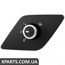 Переключатель зеркала (Jetta Mk6, ранние модели, с толстой хромированной отделкой) VAG 5C7959565FXSH