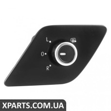 Переключатель зеркала (Jetta Mk6, ранние модели, с тонкой хромированной отделкой) VAG 5C7959565HXSH