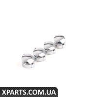 Рамка номерного знака Volkswagen - полірована зі срібним фоном VAG 5C0071801N