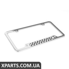 MINI Клітчаста рамка номерного знака - хром BMW 51800406645