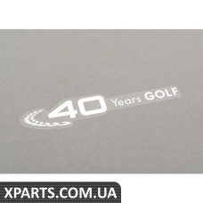 "40 Years Golf" Шильдік VAG 5G0853279A