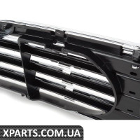 Верхні грати, повна секція, хром, з виїмкою зверху BMW 51137026202
