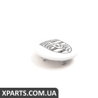 Срібна центральна кепка із вставкою Porsche Crest Porsche 9933613030061M