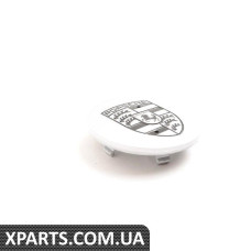 Срібна центральна кепка із вставкою Porsche Crest Porsche 9933613030061M
