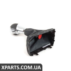 Ручка важеля перемикання передач - шкіра - шабля (чорна) VAG 8V1713139GIBR