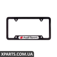 Рамка номерного знака (Audi Sport, волокно вуглецеве) VAG 8K0071801A