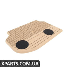 Комплект резиновых напольных ковриков Basic Line - задний BMW 51472153890