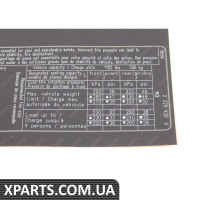 ЕТИКЕТКА BMW 71242229439