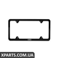 Тонка рамка номерного знака (Audi Rings, чорна) VAG ZAW071801C