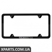 Тонка рамка номерного знака (quattro, чорна) VAG ZAW071801JDX9
