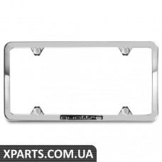 Тонка рамка номерного знака (quattro, полірована) VAG ZAW071801JZ10
