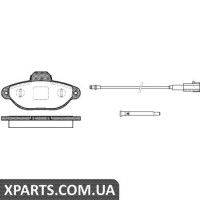 Колодки дискові гальмові, к-кт. ROADHOUSE 241421