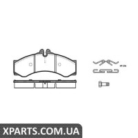 Колодки дискові гальмові, к-кт. ROADHOUSE 261400
