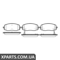 Колодки дискові гальмові, к-кт. ROADHOUSE 2113302