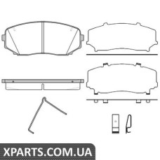 Колодки дискові гальмові, к-кт. ROADHOUSE 2126702