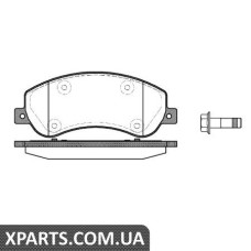 Колодки дискові гальмові, к-кт. ROADHOUSE 2125000