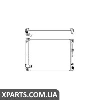 Радіатор системи охолодження Sakura 32718501