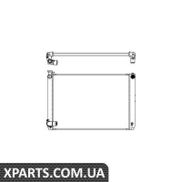 Радіатор системи охолодження Sakura 32718502