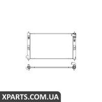 Радіатор системи охолодження Sakura 33218503