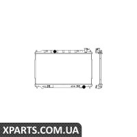 Радіатор системи охолодження Sakura 33411068