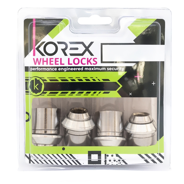 Korex | Гайки секретні М12x1.5x33 Конус збільшений Обертове кільце Ключ 19-21 (Ford) під оригінальні диски