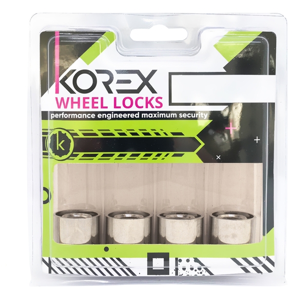 Korex | Гайки секретные М12x1.5x22 Конус Вращающееся кольцо Ключ 19-21 (Daihatsu, Hyundai, Fiat, Ford, Kia, Mazda, Mitsubishi, SsangYong, Toyota) під железні диски