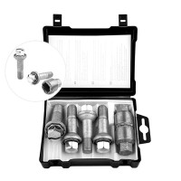 FARAD GALAXYLOCK | Болти з секреткою М14х1.5х45 Сфера R14 Обертова головка Ключ 17 + запасний ключ (Під оригінальні диски) Mercedes-Benz CL (215); E (213); GE (461, 463); GLK (204); GLE (166,
