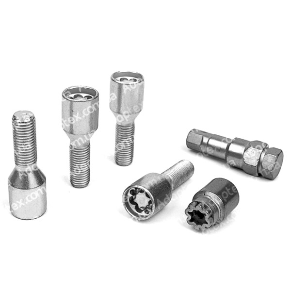 FARAD MICROLOCK | Болти з секреткою М14х1.5х30 Конус для вузьких отворів в дисках Внутрішній ключ 17-19 (Alfa Romeo, BMW, Fiat, Citroen, Saab, Peugeot, Renault, Volvo)