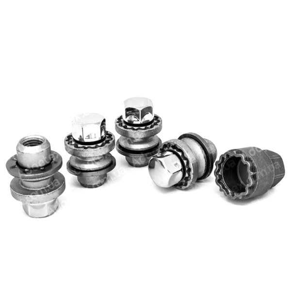 FARAD GALAXYLOCK | Гайки секретки М12х1.5х43 Прессшайба Вращающаяся головка (Citroen, Lexus, Mitsubishi, Peugeot, Toyota) ключ 21