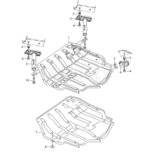 Кронштейн VAG 1J0018885A