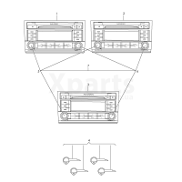 Магнітола VAG 8J0057186J