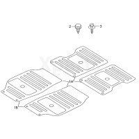 1 к-т килимків (гумові) VAG 5J1061551