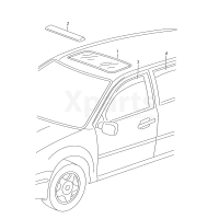 Дефлектор дверей VAG KCD609002