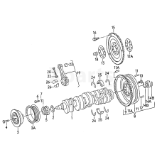 Шків зубчастого ременя VAG 034105263A
