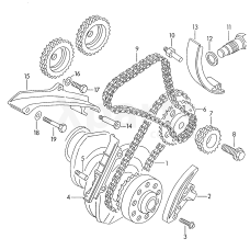 Натяжное устройство цепи VAG 021109509E