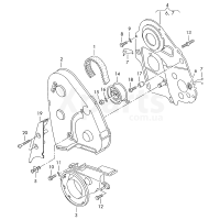 Захисний кожух ременя VAG 028109123H