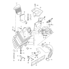 Повітропровід VAG 058133356M